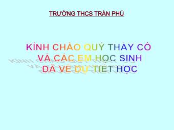 Bài giảng Ngữ văn 8 - Tiết 43: Câu ghép - Trường THCS Trần Phú