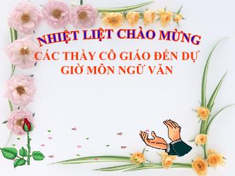 Bài giảng Ngữ văn Lớp 8 - Tiếng Việt Tiết 111: Hội thoại