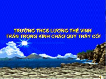 Bài giảng môn Ngữ văn 8 - Tiết 122: Tiếng Việt Chữ lỗi diễn đạt - Trường THCS Lương Thế Vinh