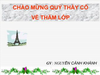 Bài giảng môn Ngữ văn Khối 8 - Tiết 13,14: Tìm hiểu văn bản: Lão Hạc (Nam Cao) - Nguyễn Cảnh Khánh