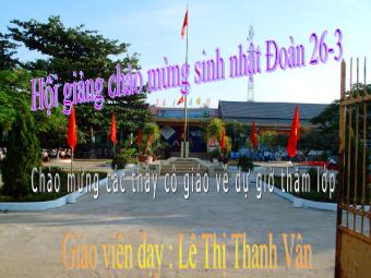 Bài giảng môn Ngữ văn Lớp 8 - Tiết 111: Tiếng Việt: Hội thoại - Lê Thị Thanh Vân