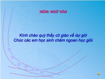 Bài giảng Ngữ văn 8 - Tiết 43: Tiếng Việt Câu ghép