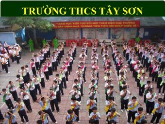 Bài giảng Ngữ văn Khối 8 - Tiết 46: Câu ghép - Trường THCS Tây Sơn