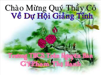 Bài giảng Ngữ văn Lớp 8 - Tiết 38: Văn bản ôn tập truyện kí Việt Nam - Năm học 2006-2007