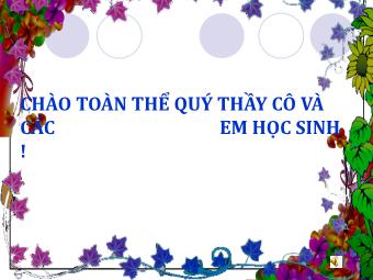 Bài giảng môn Ngữ văn 8 - Đọc hiểu văn bản Tiết 39: Thông tin về ngày Trái đất năm 2000