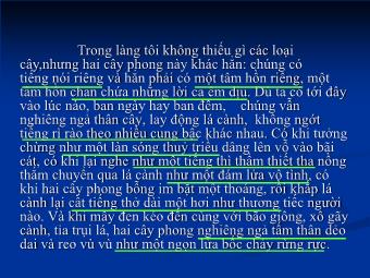 Bài giảng môn Ngữ văn 8 - Phần Tiếng Việt: Nói quá