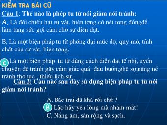 Bài giảng môn Ngữ văn 8 - Tiếng Việt Tiết 43: Câu ghép