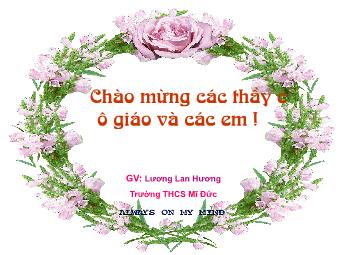 Bài giảng môn Ngữ văn 8 - Tiết 63: Ôn tập Tiếng Việt - Lương Lan Hương