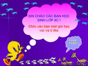 Bài giảng môn Ngữ văn Khối 8 - Đọc hiểu văn bản Tiết 45: Ôn dịch, thuốc lá (Nguyễn Khắc Viện)