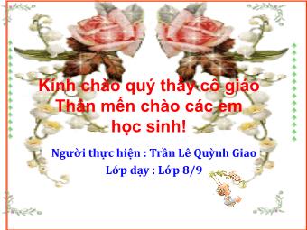 Bài giảng môn Ngữ văn Khối 8 - Tiết 33,34: hai cây phong (Ai-ma-top) - Trần Lê Quỳnh Giao