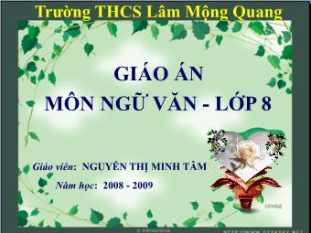 Bài giảng môn Ngữ văn Khối 8 - Tiết 60: Tiếng Việt Ôn luyện về dấu câu - Nguyễn Thị Minh Tâm