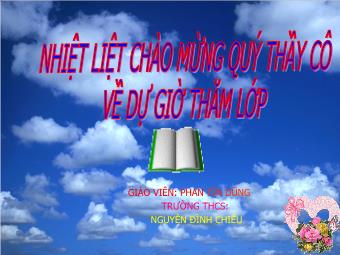 Bài giảng môn Ngữ văn Khối 8 - Tiết 99: Ôn tập về luận điểm - Phan Tín Dũng