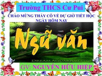 Bài giảng môn Ngữ văn Lớp 8 - Tiết 105,106: Phân tích văn bản Thuế máu (Nguyễn Ái Quốc) - Nguyễn Hữu Hiệp