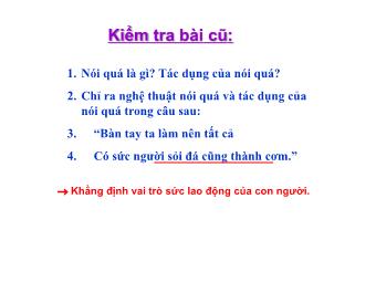 Bài giảng Ngữ văn 8 - Đọc hiểu văn bản Thông tin về ngày Trái đất năm 2000