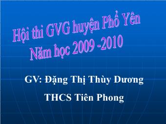 Bài giảng Ngữ văn 8 - Đọc văn bản: Ông Giuốc-đanh mặc lễ phục - Đặng Thị Thùy Dương