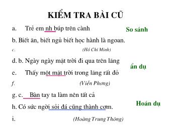 Bài giảng Ngữ văn 8 - Tiếng Việt Tiết 37: Nói quá (Bản đẹp)