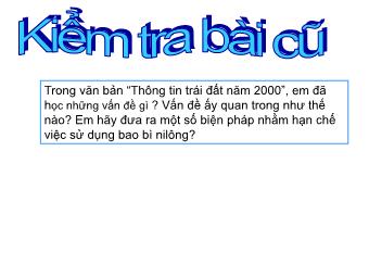 Bài giảng Ngữ văn 8 - Tiết 45,46: Đọc bài Ôn dịch, thuốc lá - Nguyễn Thị Xuân Hương