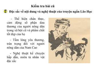 Bài giảng Ngữ văn Khối 8 - Tiết 21: Văn bản Cô bé bán diêm (An-đec-xen)