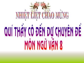 Bài giảng Ngữ văn Khối 8 - Tiết 38: Ôn tập truyện kí Việt Nam