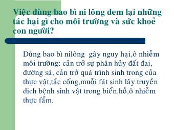 Bài giảng Ngữ văn Lớp 8 - Đọc hiểu văn bản Tiết 45: Ôn dịch, thuốc lá (Nguyễn Khắc Viện)