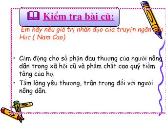 Bài giảng Ngữ văn Lớp 8 - Phân tích văn bản Cô bé bán diêm (An-đéc-xen)