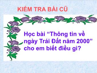 Bài giảng Ngữ văn Lớp 8 - Tiết 45: Đọc bài Ôn dịch, thuốc lá (Bản đẹp)