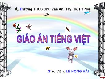 Bài giảng Ngữ văn Lớp 8 - Tiết 59: Tiếng Việt Ôn luyện về dấu câu - Lê Hồng Hải