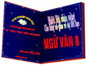 Bài giảng môn Ngữ văn Khối 8 - Tập làm văn Tiết 4: Tính thống nhất về chủ đề của văn bản - Năm học 2009-1010