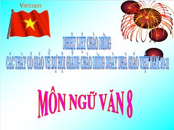 Bài giảng môn Ngữ văn Khối 8 - Văn bản: Bài toán dân số