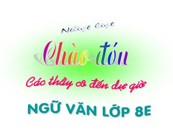 Bài giảng môn Ngữ văn Lớp 8 - Phần tích văn bản Tiết 101: Bàn luận về phép học