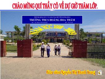 Bài giảng Ngữ văn 8 - Tiết 101: Hành động nói - Nguyễn Thị Thanh Trang