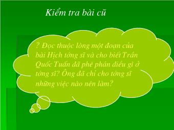 Bài giảng Ngữ văn Khối 8 - Đọc văn bản Tiết 97: Nước Đại Việt ta