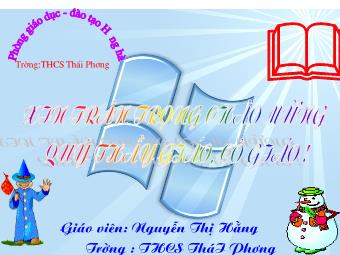 Bài giảng Ngữ văn Khối 8 - Đọc văn bản Tiết 97: Nước Đại Việt ta - Nguyễn Thị Hằng