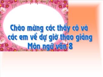 Bài giảng Ngữ văn Khối 8 - Tiết 37: Nói quá - Nguyễn Thị Thanh Thủy