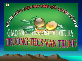 Bài giảng Ngữ văn Lớp 8 - Phân tích văn bản Tiết 106: Thuế máu (Nguyễn Ái Quốc) - Nguyễn Thị Thu Hà
