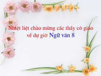 Bài giảng Ngữ văn Lớp 8 - Tập làm văn Tiết 125: Tổng kết phần văn