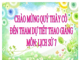 Bài giảng Lịch sử Lớp 7 - Bài 13: Nước Đại Việt ở thế kỉ XIII (Bản chuẩn kiến thức)