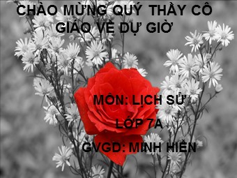 Bài giảng Lịch sử Lớp 7 - Bài 13: Nước Đại Việt ở thế kỉ XIII - Minh Hiền