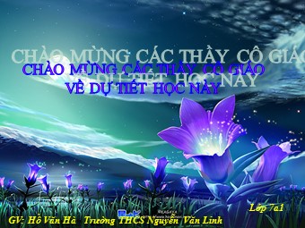 Bài giảng Lịch sử Lớp 7 - Bài 15: Sự phát triển kinh tế và văn hoá thời Trần - Hồ Văn Hà