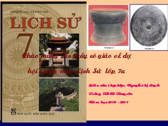 Bài giảng Lịch sử Lớp 7 - Bài 22: Sự suy yếu của nhà nước phong kiến tập quyền - Nguyễn Thị Luyến