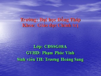 Bài giảng Lịch sử Lớp 7 - Bài 25: Phong trào Tây Sơn - Trương Hoàng Sang