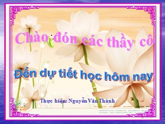 Bài giảng Lịch sử Lớp 7 - Tiết 11, Bài 8: Nước ta buổi đầu độc lập - Nguyễn Văn Thành