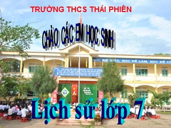 Bài giảng Lịch sử Lớp 7 - Tiết 14, Bài 10: Nhà Lý đẩy mạnh công cuộc xây dựng đất nước (Bản đẹp)