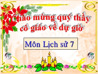 Bài giảng Lịch sử Lớp 7 - Tiết 14, Bài 10: Nhà Lý đẩy mạnh công ước xây dựng đất nước