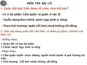 Bài giảng môn Lịch sử Lớp 7 - Bài 14: Ba lần kháng chiến chống quân xâm lược Nguyên Mông (Thế kỉ XIII)