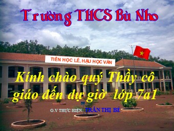 Bài giảng môn Lịch sử Lớp 7 - Bài 16: Sự suy sụp của nhà Trần cuối thế kỷ XIV - Trần Thị Bé