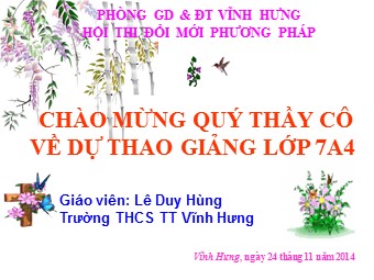 Bài giảng môn Lịch sử Lớp 7 - Bài 16: Sự suy sụp của nhà Trần cuối thế kỷ XIV (Tiếp theo) - Lê Duy Hùng