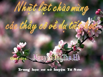 Bài giảng môn Lịch sử Lớp 7 - Bài 25: Phong trào Tây Sơn - Trường THCS Từ Sơn