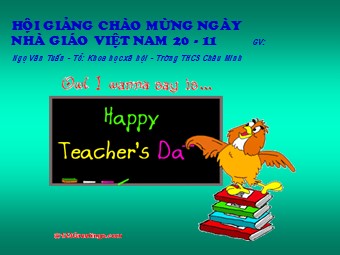 Bài giảng Lịch sử 8 - Cách mạng tháng mười Nga năm 1917 và cuộc đấu tranh bảo vệ cách mạng - Trường THCS Châu Minh