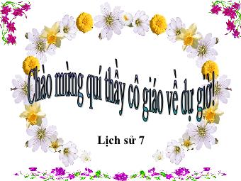 Bài giảng Lịch sử Khối 7 - Bài 16: Sự suy sụp của nhà Trần cuối thế kỉ XIV (Tiếp theo)